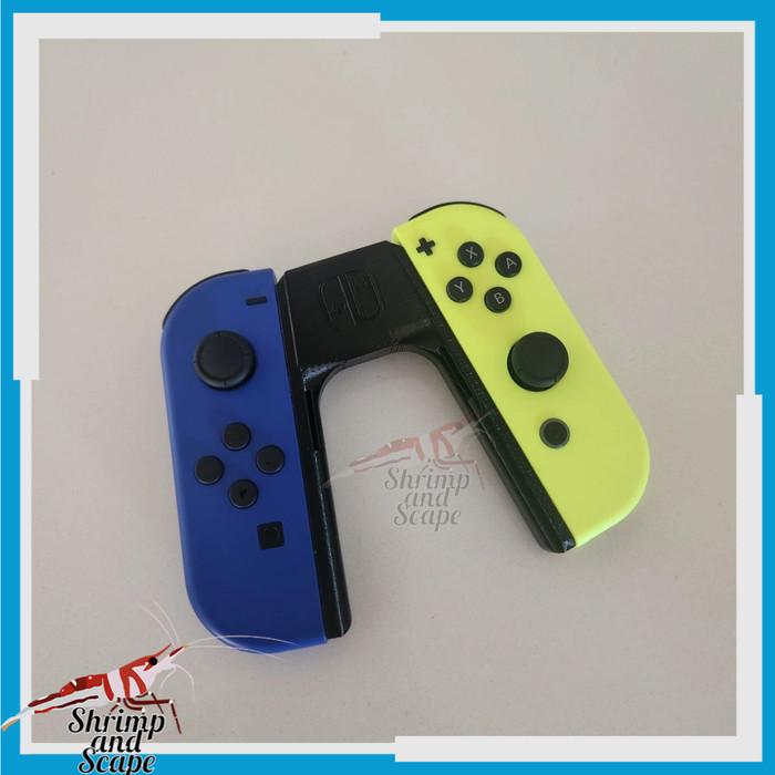 Gambar Ninitendo Switch Double Joycon Controller Hand Grip Stik Joy Con Stick - Hitam dari Shrimp and Scape undefined Tokopedia