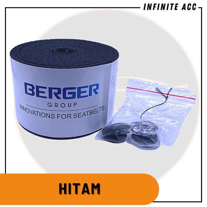 Gambar Seat Belt BERGER Tali sabuk pengaman mobil 3.6meter warna warni Car Kendaraan - Hitam dari Infiniteacc29 undefined Tokopedia