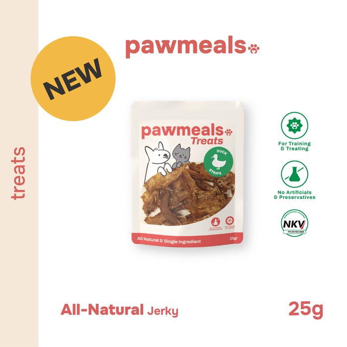 Gambar Pawmeals Duck Strips Dried Treats 25 gr dari Pawmeals Jakarta Selatan undefined Tokopedia