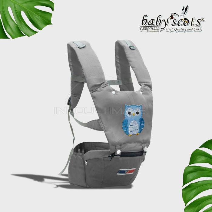 Gambar 5in1 Baby Scots Gendongan Hipseat Embroidery Animal BY-198 Gendongan Depan Gendongan Duduk Bayi Baby Carrier Bayi Gendongan Anak Depan Bunda Ransel - OWL GRAY dari indo ultimate undefined Tokopedia