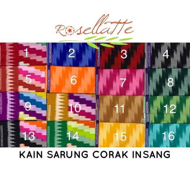 Gambar Kain Sarung CORAK INSANG TENUN KHAS PONTIANAK - 1 dari rosellatte undefined Tokopedia