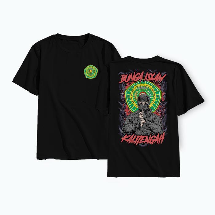 Gambar KAOS BUNGA ISLAM - KAOS PRIA - KAOS PENCAK SILAT BUNGA ISLAM - KAOS TERBARU - BAJU SABLON - COD - HITAM, Int: XL dari Cyan Bee Store undefined Tokopedia