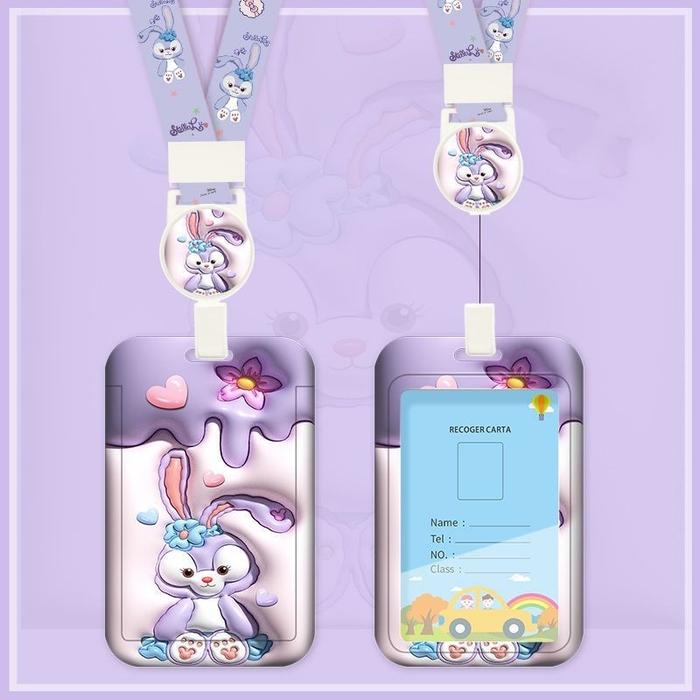 Gambar 3D Name Tags Kartun Karakter Tali Gantungan / Card Holder / Name Tag Id Card / Id Card Karakter Tali / Photocard Holder / Tempat Kartu Akses Fo Murid Stiker - Kelinci - 3D, Berisi tali dari tato.id undefined Tokopedia