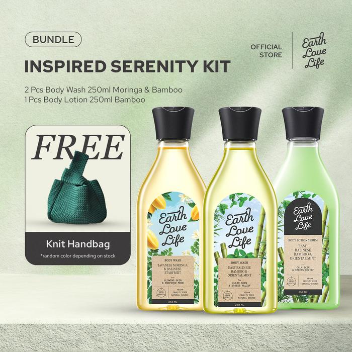 Gambar EARTH LOVE LIFE Bundle 2 Body Wash & 1 Body Lotion 250ml Balinese Bamboo & Javanese Moringa SABUN WANGI | SABUN MANDI CAIR | SABUN MELEMBABKAN | KULIT SENSITIF | SABUN MENCERAHKAN | SPF | LOTION CERAH | SABUN MANDI PREMIUM - Free Hand Bag dari Earth Love Life undefined Tokopedia