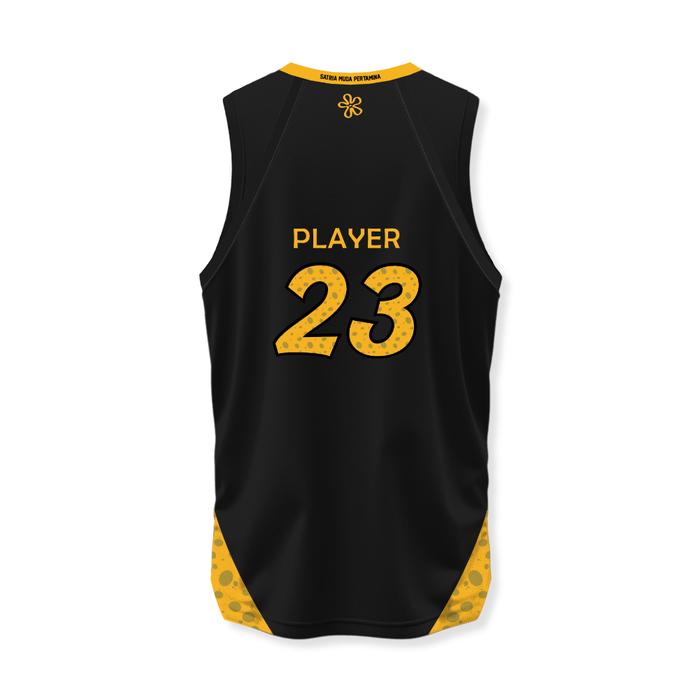 Gambar Juaraga Satria Muda Pertamina City Series Match Jersey x SpongeBob x MochSarm - Black, L dari JUARAGA Store undefined Tokopedia