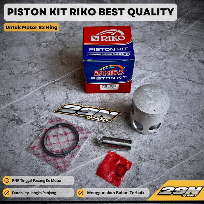 Jual PISTON KIT RIKO MOTOR RX KING RXK OS STD 25 50 75 100 125 150 175 ...