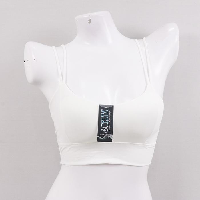 Gambar Scelta - Bra Sport Licin Atasan Tanktop Olahraga Busa Cup Bh At Sc 1122 - Putih dari Scelta Underwear Kota Administrasi Jakarta Barat Tokopedia