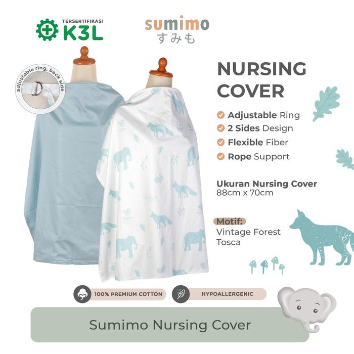 Gambar Sumimo - Nursing Cover / Apron menyusui / Penutup menyusui - Vintage Forest Tosca dari Sumimo undefined Tokopedia