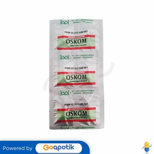 Gambar OSKOM STRIP ISI 6 KAPLET SALUT SELAPUT dari Apotek Kosambi By GoApotik undefined Tokopedia