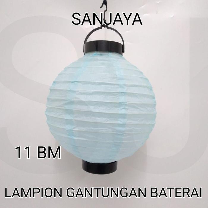 Gambar [1 Pcs] Lampion Lampu Baterai / Lampion Led Warna / Lampion Pesta / Lampion Dekorasi Hari Raya / Lampion Gantungan Baterai - 11 BM dari HASANSCOM undefined Tokopedia