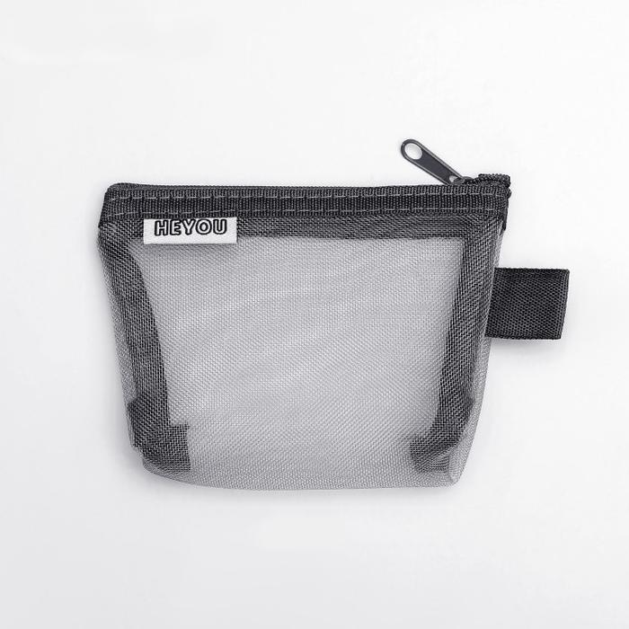 Gambar BISA COD D6204 Dompet Koin Jaring Mini / Pouch Mini Transparant - Abu dari OkeSipCheckout undefined Tokopedia