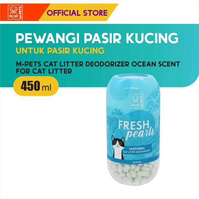Gambar M-Pets Fresh Pearls Cat Litter Deodorizer 450 ml / Pewangi Pasir Kucing - Ocean, Pewangi Pasir Kucing dari M-Pets Volk Pets Indonesia undefined Tokopedia