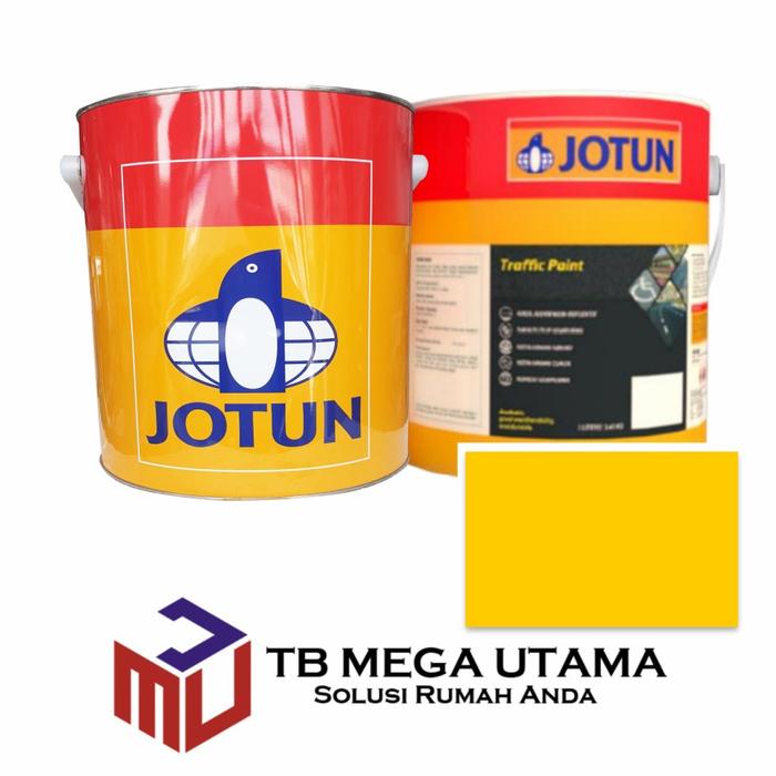 Gambar Jotun Traffic Paint Yellow 3 Liter | Cat Marka Jalan Trotoar Warna Kuning Non Reflektif - Yellow / Kuning dari TB MEGA UTAMA undefined Tokopedia