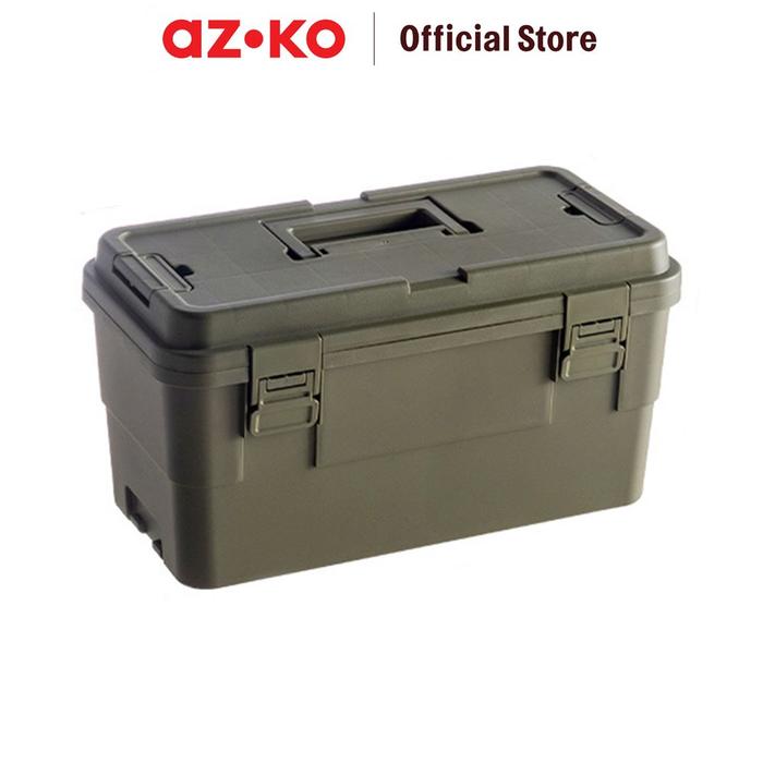 Gambar AZKO Maxbuilt Kotak Perkakas Dengan Organizer Toolbox Tempat Peralatan Bengkel Organizer Alat Pertukangan Wadah Perkakas Teknisi - Hijau, 36.5x18x12.7cm dari AZKO ID undefined Tokopedia