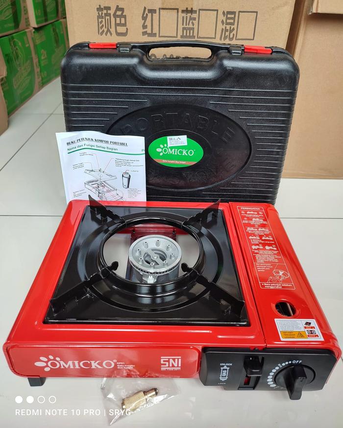 Gambar Kompor Gas Portable 2 In 1 OMICKO dari Fazha Malang undefined Tokopedia