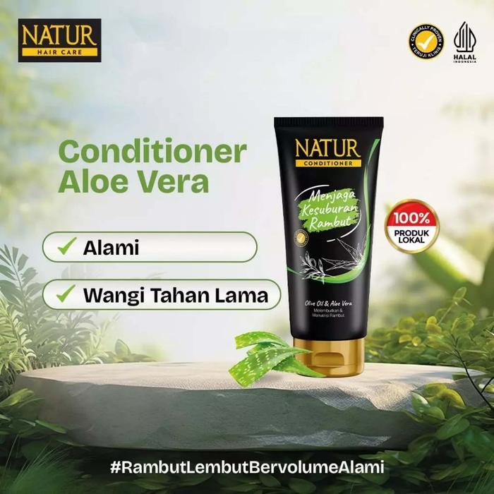 Gambar Nature Hair Conditioner 165ml/Kondisioner Rambut - Conditioner Aloevera, Natur dari Kios Branded_NEW Kota Administrasi Jakarta Barat Tokopedia