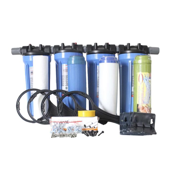 Gambar Paket Filter Air Sumur Bor / Filter Air Toren berbesi / berkapur / Keruh - Eugen Blue, 1/2 Inch dari Toko Filter Air KINNOYAMA undefined Tokopedia