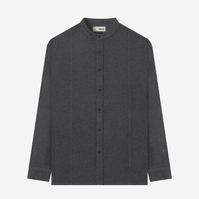 Gambar DUHA Baju Koko Flannel Lengan Panjang - Grey Dust - Ghaba - XL dari Duha Muslim Wear Kota Tangerang Tokopedia