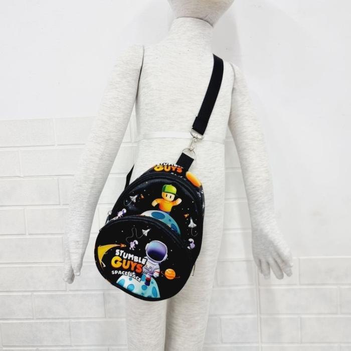 Gambar Tas Selempang 3in1 Sling Bag Anak Stumble Guys/Roblox/Minecraft/Rainbow Friends/Pikachu/Sonic - SL5001-Stumble A dari Aimee Bag & Plush Toys undefined 5 Tokopedia