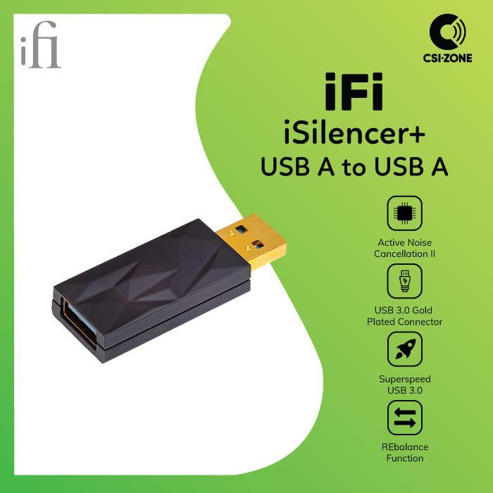Gambar IFI iSilencer+ / iSilencer Plus USB 3.0 Audio Noise Eliminator - USB A to USB A dari CSI-ZONE undefined Tokopedia