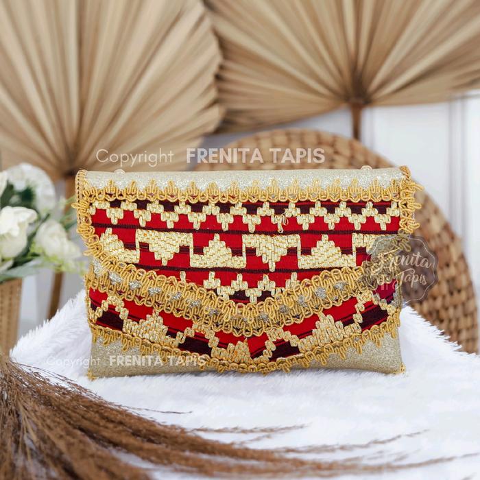 Gambar Clutch Teng Teng Clutch Glitter Pesta Clutch Tapis Khas Lampung Wanita - Motif 1, Size M dari Frenita Tapis Lampung_NEW undefined 4 Tokopedia