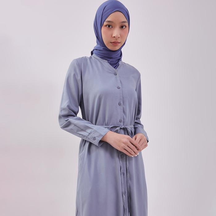 Gambar DUST Kemeja Tunik Aira Biru ECOVERO (D. 1604) - biru, s dari DUST SHOP undefined Tokopedia