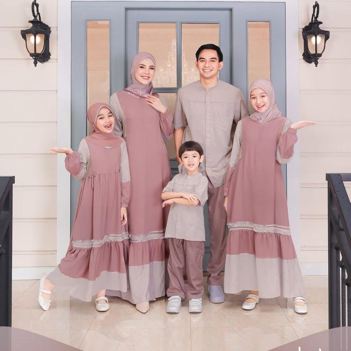 Gambar Seply - Eksis 230 Romance Rose Sarimbit Keluarga 2024 Terbaru - Romance Rose, Gamis Ibu XL dari alhusna collection_NEW undefined Tokopedia