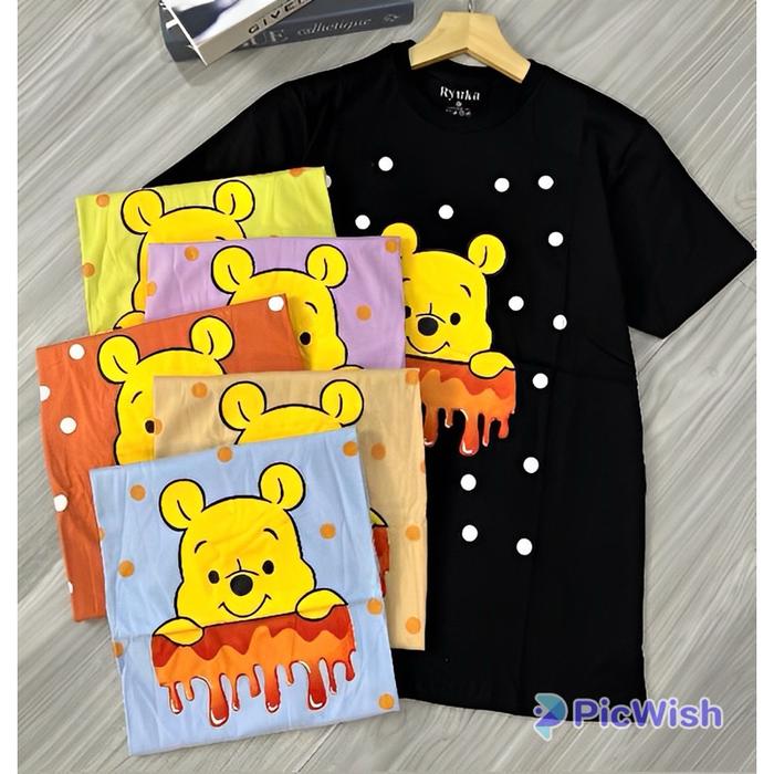 Gambar Kaos Polkadot Baju Branded Import Bangkok Katun Bkk Kaos Korea Baju Cewek Kaos Wanita Terbaru Cotton - Hitam, Anak M dari FIRSTHAND.STORE_NEW undefined Tokopedia