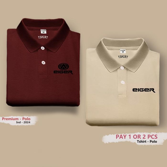 Gambar BAJU KAOS POLO KERAH PRIA BUY 1 GET 2 PCS (PROMO COD) Kaos Kerah Polo | Pria Distro T-Shirt Distro 100% Catton Dewasa Premium Quality - marun-cream, L dari azzamsttore undefined Tokopedia