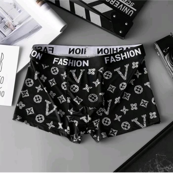 Gambar VIMISU [COD]BOXER LAKI LAKI SEAMLESS BERMOTIF BAHAN SUTRA ES CD CPRIA DEWASA JUMBO SIZE L-4XL Karet Lembut Nyaman Katun Segitiga Remaja Sport Pendek Hitam Spandex clarkarida boxer Kotak Celana Dalam Pria Halus Dingin Premium Comfortable - K, L dari VIMISU 1 undefined Tokopedia