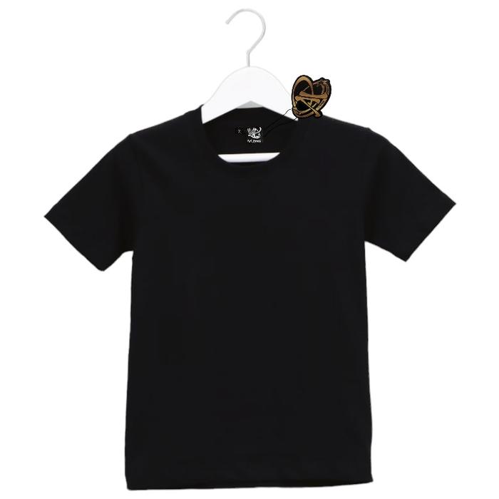Gambar Kaos Polos Lengan Pendek & Panjang Anak Tanggung / Junior 9-12 Tahun XL XXL Hitam & Putih Pria Wanita Produk Ap Original Kualitas Premium Fashion - Hitam Pendek, XL dari Ap Original Store undefined Tokopedia