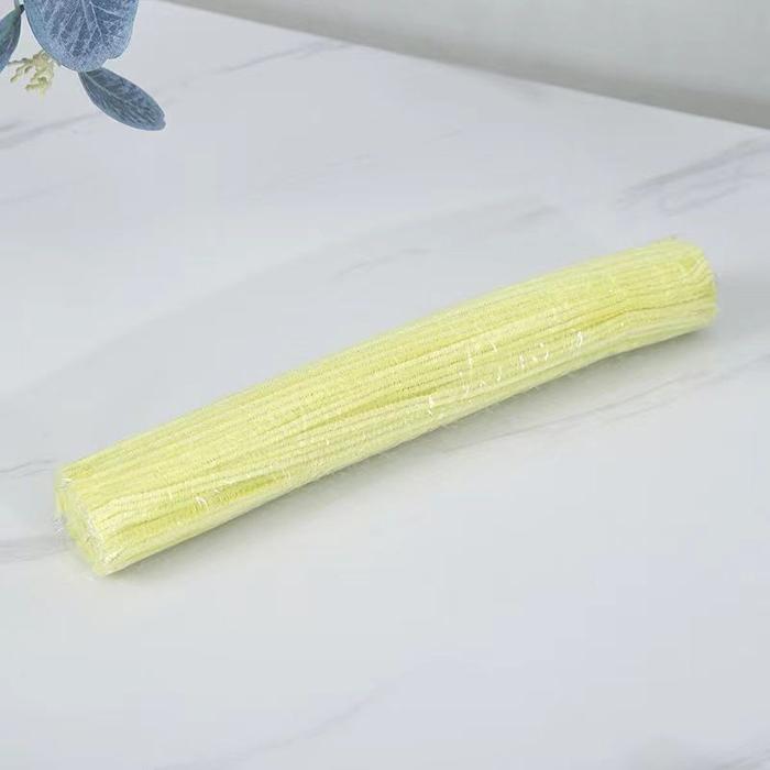 Gambar 50 pcs Kawat bulu seri pastel | pipe cleaner seri pastel | craft | kerajinan | kawat bulu lilit | bulu mercy | kawat bulu beludru - Kuning Pastel 50 dari avita.id undefined Tokopedia