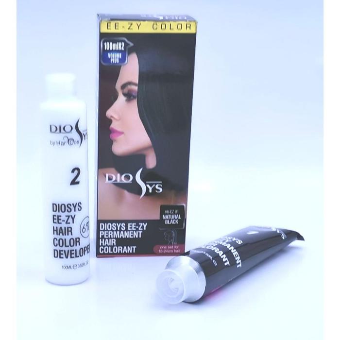Gambar Pewarna rambut coklat Warna brown 45 Ml Pikok Rambut Warna Pirang Dye cat rambut tanpa bleaching  Kering - NATURAL BLACK /HITAM, Diosys dari Riza Cosmetik undefined Tokopedia