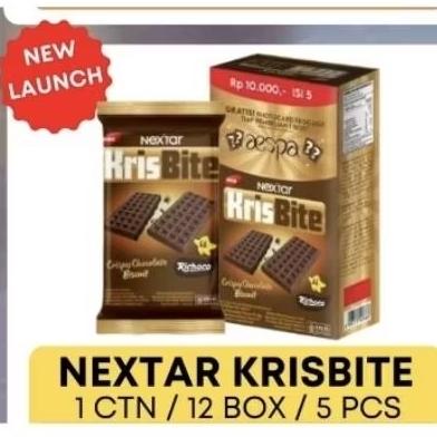 Gambar NEXTAR KRISBITE 1 BOX ISI 5 X 30 GRAM/ NABATI KRISBITE dari JajananMedan undefined Tokopedia