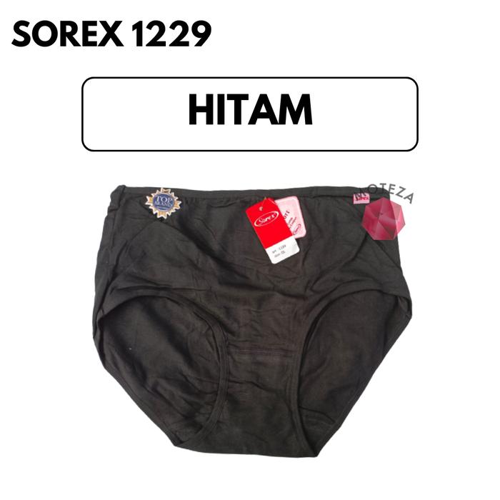 Gambar Sorex Celana Dalam Wanita - CD 1229 - Maxi Panty - Katun Soft & Comfort - L - EQL Basic Nyaman Dewasa Katun Polos Pendek Boxer Cantik Stretch Katun Poliester Polos Bunga Setrip Polka Dot Pendek Boxer Cantik Stretch Katun Poliester Polos Bunga Setrip - HITAM, L dari Moteza Indonesia undefined Tokopedia