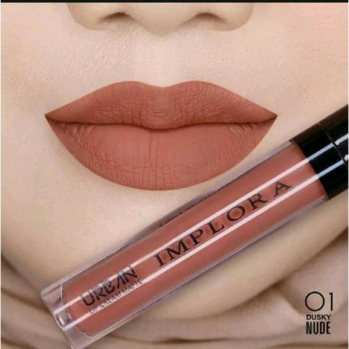 Gambar Implora Lip matte Lipstik Original BPOM Warna Pigmentasi Tinggi Bibir Kering Lipstick lip cream implora 12 brown sugar Lipcream Waterproof - Implora 01 dari Make up Korea undefined Tokopedia