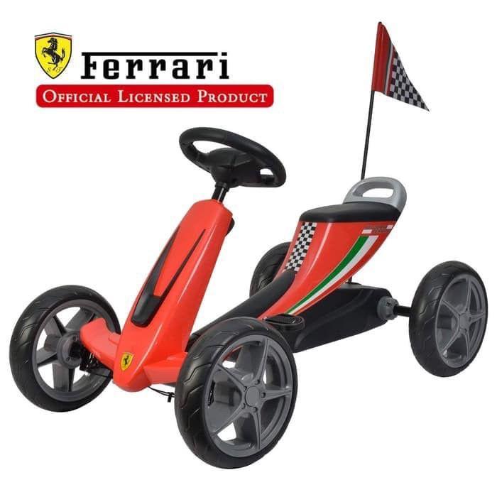 Gambar GO KART MOBIL MOBILAN JUMBO RIDE ON BALAP FERARI PEDAL GOES SCUDERIA GOKART TIMEZONE ARENA RODA SETIR RACE CAR SEPEDA BIKE ANAK dari VB Luxury undefined Tokopedia