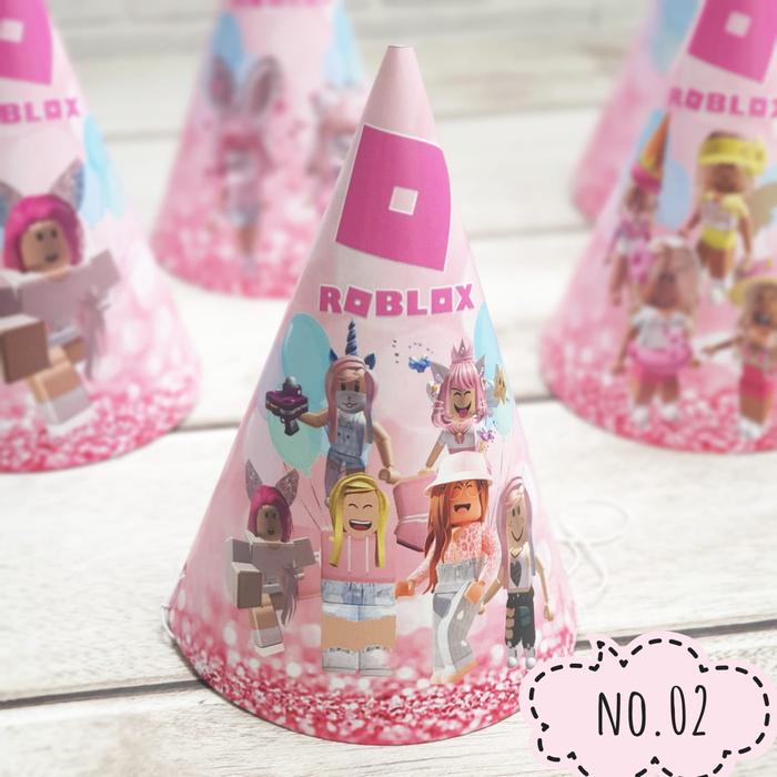 Gambar Roblox Girl Topi Pesta Party Hat Perlengkapan Aksesoris Birthday Anak Ulang Tahun - 2 dari Sizzles Sweet Corner undefined Tokopedia