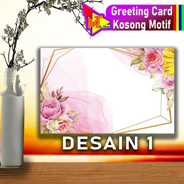 Gambar BLANK CARD KARTU UCAPAN KOSONG GREETING CARD POLOS isi 10pcs - DESAIN 1 dari MT OL-Shop undefined Tokopedia