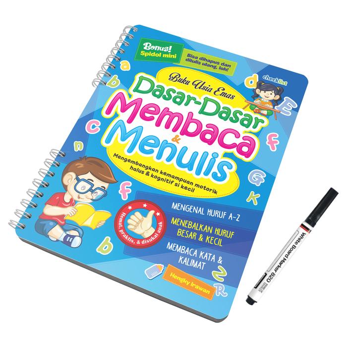 Gambar Buku Usia Emas Dasar-Dasar Membaca & Menulis Bisa Hapus Tulis Ulang dari Toko Buku Menarik undefined Tokopedia
