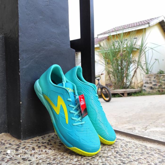 Gambar Sepatu Futsal Specs Swervo Thunderbolt IN - Mineral Blue, 42 dari Tauba Sport_NEW undefined Tokopedia