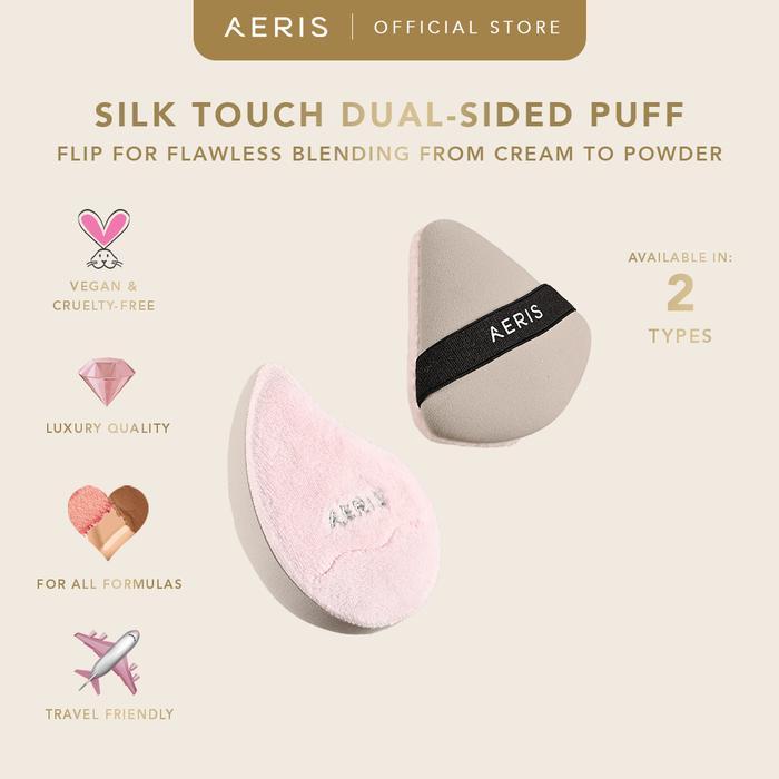 Gambar Promo Aeris Beauté Silk Touch Dual-Sided Puff | Spons Puff Make Up Dua Sisi Tebal Multifungsi untuk Bedak Cushion Foundation Concealer - Teardrop Terlaris - Teardrop dari Belanja Elite undefined Tokopedia