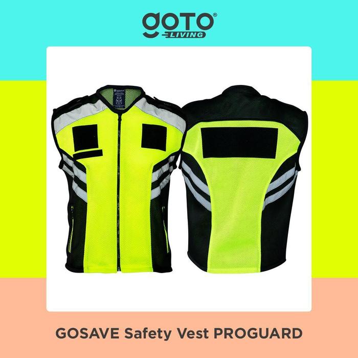 Gambar Gosave [COD] PROGUARD Rompi Proyek Vest Safety Inspector Scotlight Jaring - GREEN XL dari Goto Living Kota Tangerang Tokopedia