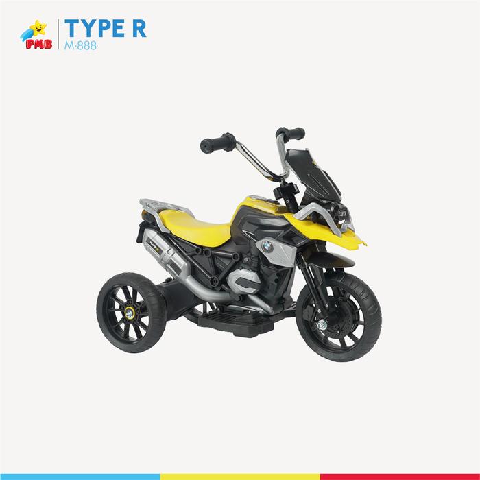 Gambar MOTOR AKI TYPE R M-888 PMB - KUNING dari pmbtoys undefined Tokopedia