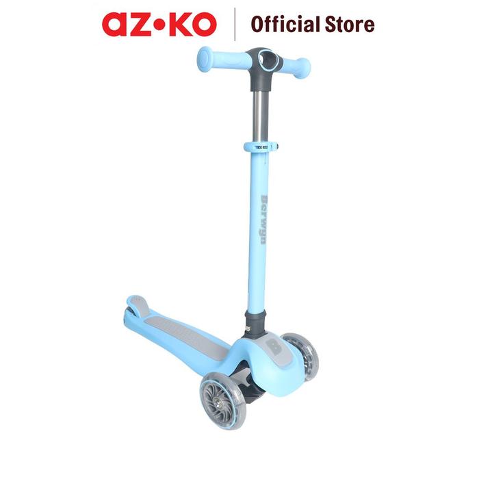 Gambar AZKO Berwyn Skuter Anak Roda 3 - Biru Scooter Kids Sekuter Mainan Kendaraan Anak Mainan Tunggangan - Biru dari AZKO ID undefined Tokopedia