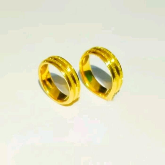 Gambar viral cincin koin Malaysia asli anti luntur Rings - 16, gold dari KIRANA COLECTION undefined Tokopedia