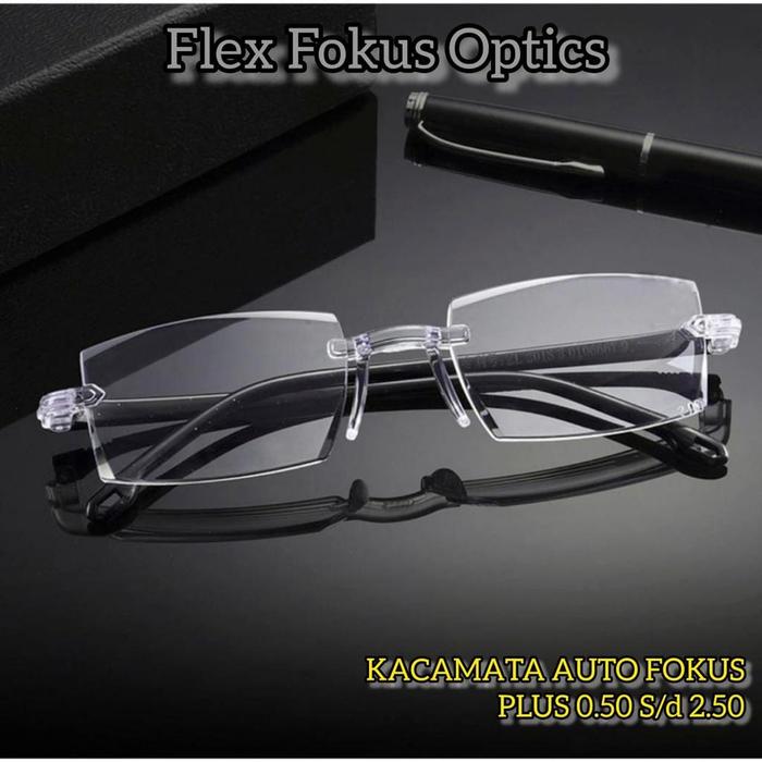 Gambar kacamata universal auto fokus otomatis baca dan jalan One Power Readers unisex pria dan wanita Terbaru Box Hitam Box Hitam Lensa - PLUS0.50 S/d 2.50 dari chaniagoz undefined Tokopedia