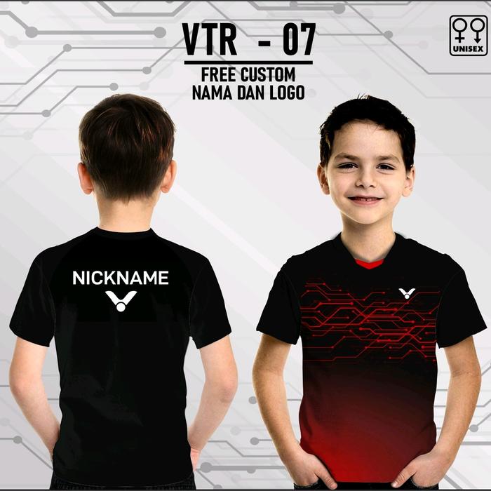 Gambar Jersey badminton anak kaos jersey bulutangkis victor terbaru kaos olahraga free custom - Hitam, 0 dari Kaosjerseycustom undefined 3 Tokopedia