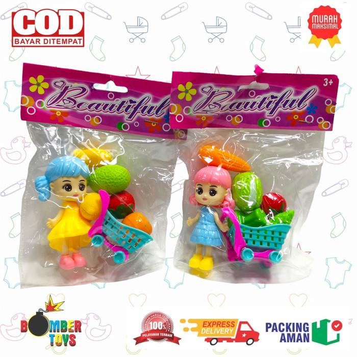 Gambar MAINAN ANAK KOLEKSI AKSESORIS BONEKA PRINCES DREAM HOME SUPERMARKET Buah Dolls dari BOMBERSHOP.88 undefined Tokopedia