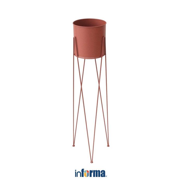 Gambar INFORMA POT TANAMAN DENGAN STAND 90.5 CM - TERRACOTTA dari Informa Indonesia undefined Tokopedia